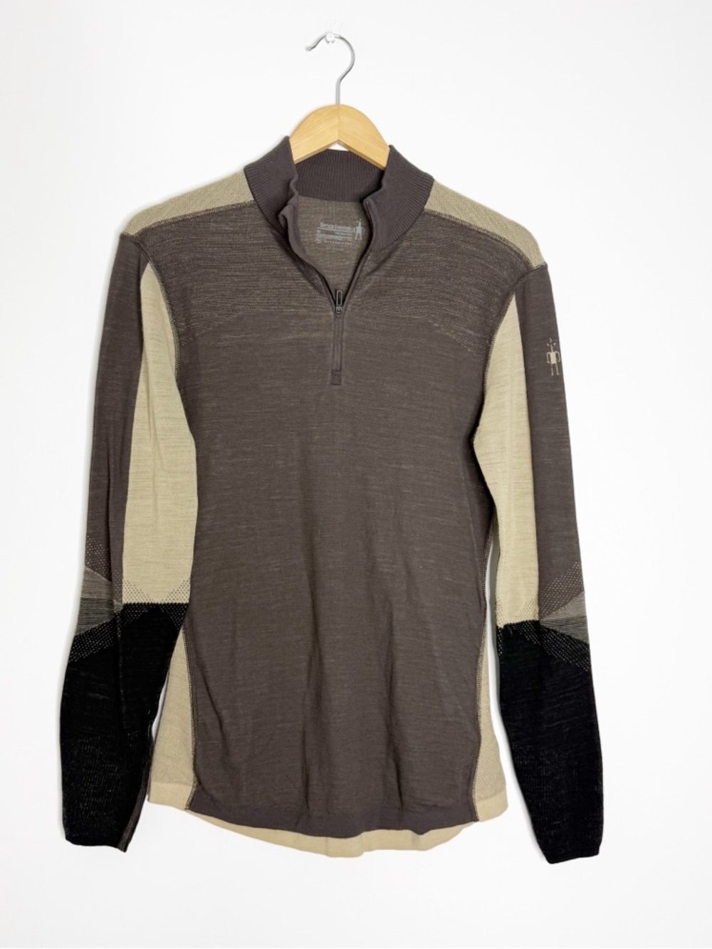Smartwool Intraknit Merino 200 1/4 Zip Base Layer Medium Men’s